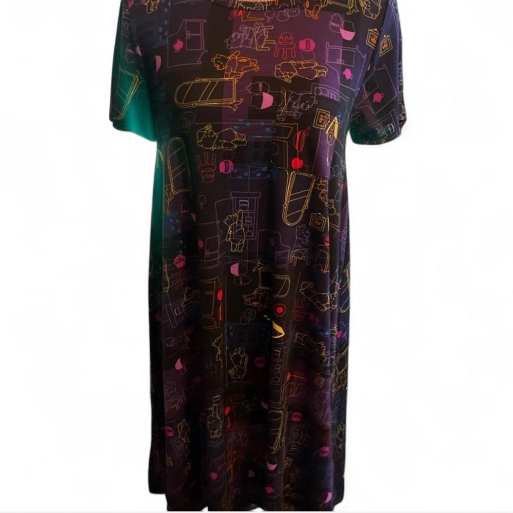 LuLaRoe Winnie the Pooh Carly dress size XS